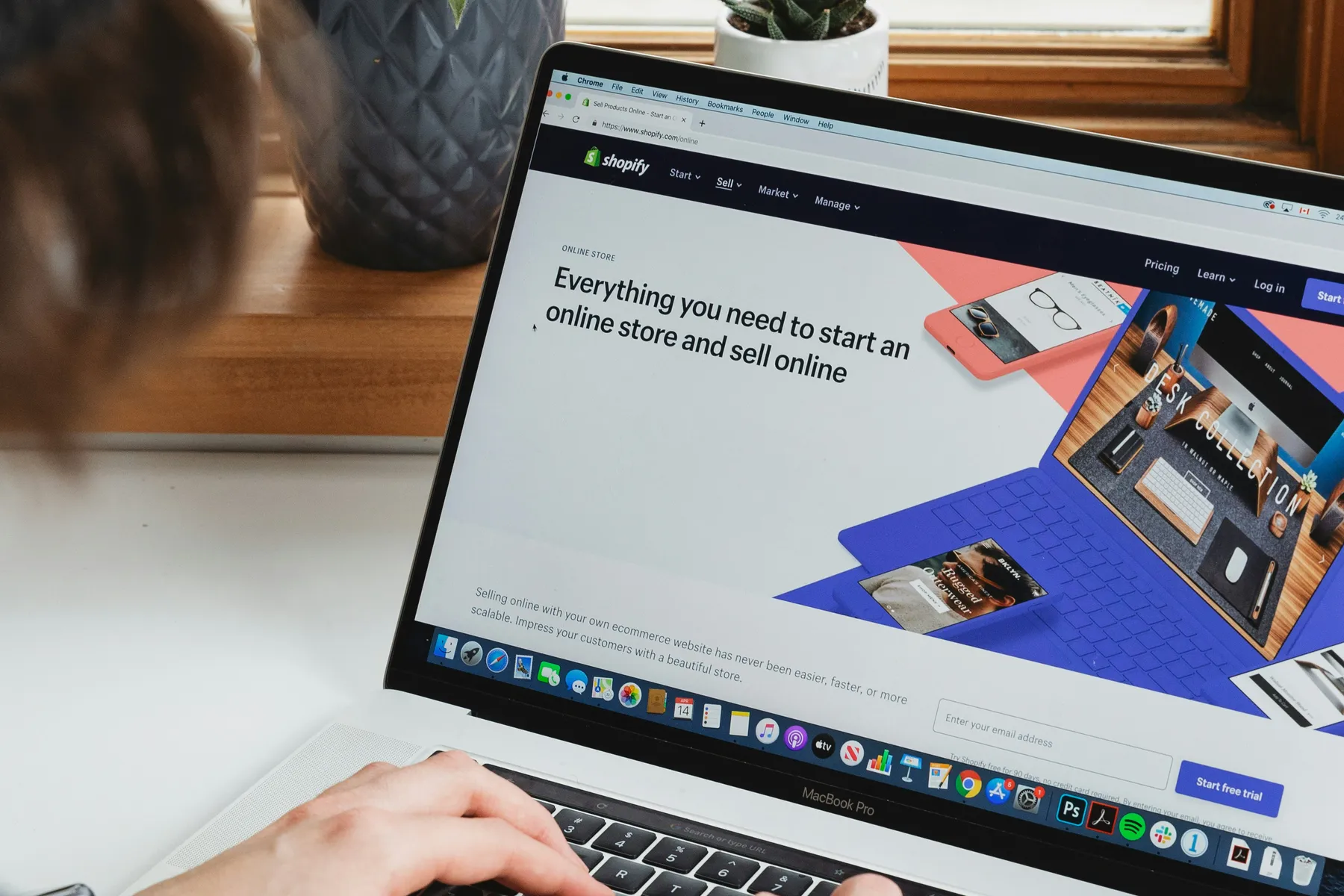 Website design and development work